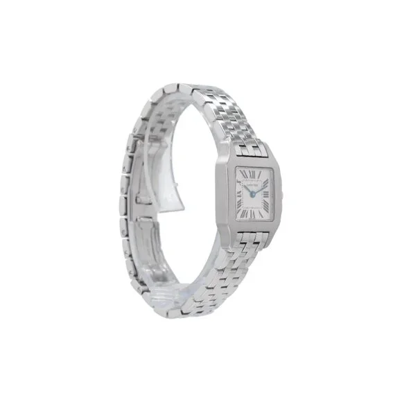Cartier Santos Demoiselle 2698 White Roman Dial - Picture 9 of 10